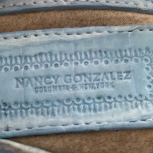 Nancy Gonzalez crocodile light blue bag - Picture 3 of 15